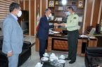 دیدار مدیرعامل شرکت توزیع برق استان کرمانشاه با فرمانده نیروی انتظامی استان کرمانشاه