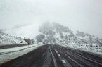 یخ زدگی جاده های کرمانشاه / تردد به کندی انجام می شود