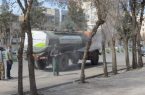 انجام عملیات سم پاشی زمستانه با روغن وک برای نخستین بار در کرمانشاه