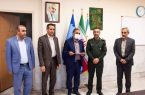 تجلیل رییس سازمان بسیج ادارات و کارمندان سپاه حضرت نبی اکرم (ص) استان کرمانشاه از سرپرست مخابرات کرمانشاه