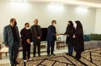 دیدار سرپرست مخابرات کرمانشاه با خانواده شهید خاموشی