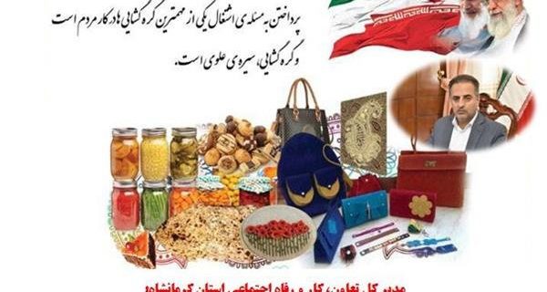 کرمانشاه بالاترین میزان پرداخت و ایجاد اشتغال تسهیلات مشاغل خانگی در کشور را دارد