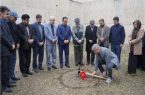 کلنگ احداث کارگاه هنرستان دخترانه حضرت معصومه ناحیه ۲ کرمانشاه به زمین زده شد