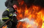 اطفاء حریق ساختمان هفت طبقه در کرمانشاه/ پنج گرفتار در حریق نجات یافتند