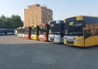 اعزام اولین گروه ناوگان حمل و نقل مسافر شهرداری کرمانشاه به مرز خسروی