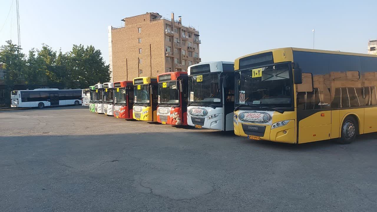 اعزام اولین گروه ناوگان حمل و نقل مسافر شهرداری کرمانشاه به مرز خسروی