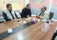 برگزاری جلسه هماهنگی ستاد اربعین مرز خسروی با حضور مسئول قرارگاه حمل‌ونقل اربعین و فرماندار قصرشیرین